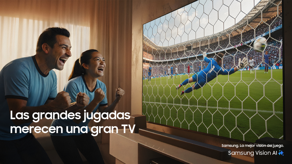 Samsung apuesta por IA y Mini LED para elevar la experiencia de deportes, películas y gaming en casa